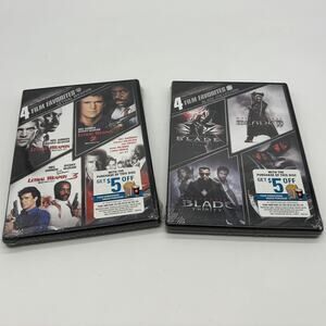 Lethal Weapon Blade Sealed DVD 4 Movie Sets Brand New 2 Pack 2013 Marvel WB